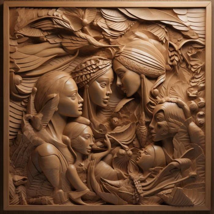 نموذج ثلاثي الأبعاد لآلة CNC 3D Art 